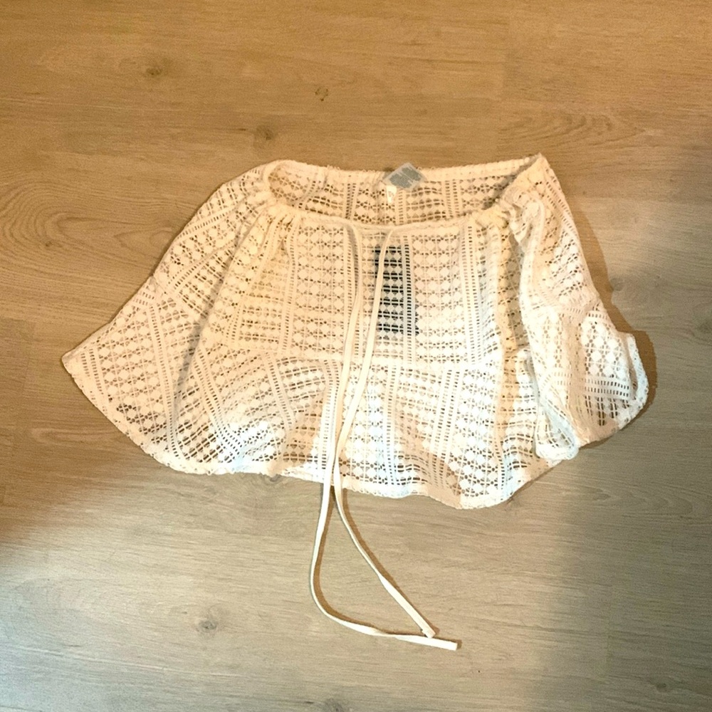 Wild Fable Crochet Swim cover up skirt